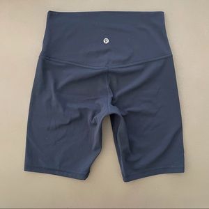 Lululemon Align Biker Shorts 6” Navy Blue